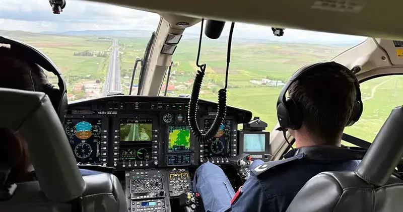 Ankara da bayram öncesi helikopter destekli trafik denetimi