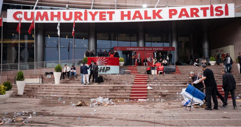 Son dakika: CHP Genel Merkezi nde son durum... Temizlik ve yenileme çalışmaları sürüyor Son dakika haberleri
