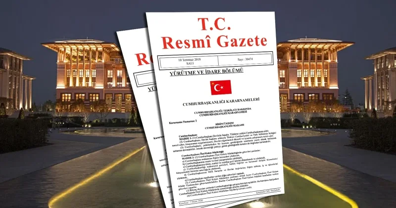 Resmi Gazete de yayımlandı: İşte Cumhurbaşkanlığı tarafından yapılan atamalar Politika Haberleri