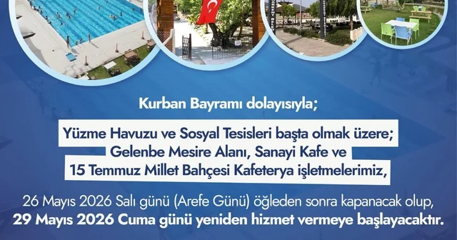 Buharkent Belediyesi nden bayramda sosyal tesislerde geçici düzenleme Aydın Haberleri