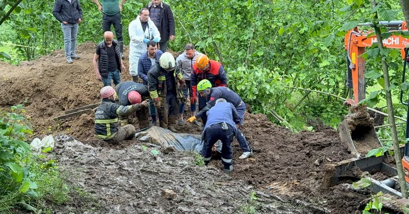Define kazısı faciayla bitti: Göçük altında kalan şahıs hayatını kaybetti