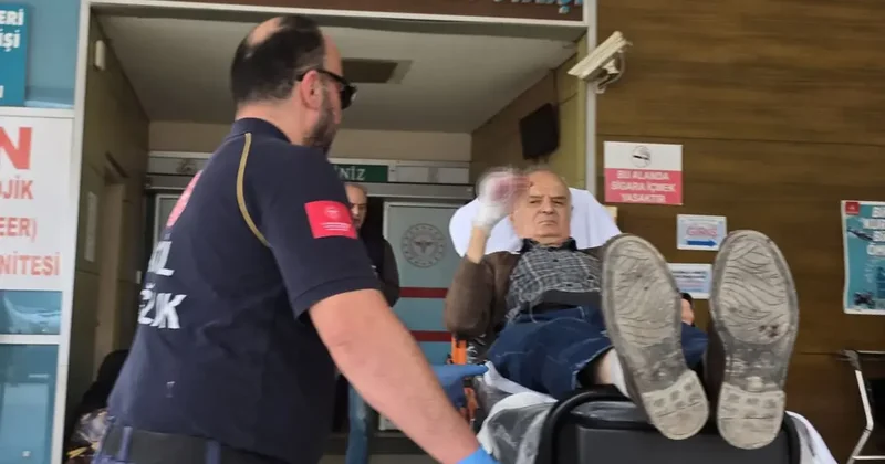 Bıçkı makinesine elini kaptıran iş yeri sahibinin parmağı koptu