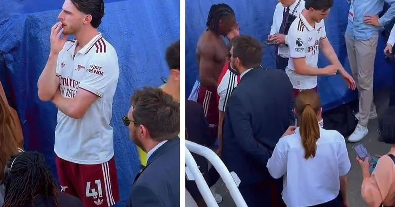 Eski takımının küme düştüğünü gören Declan Rice resmen yıkıldı