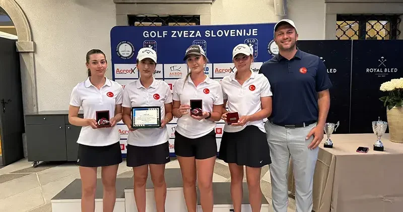 Milli golfçülerden Slovenya’da 1 altın, 1 gümüş madalya