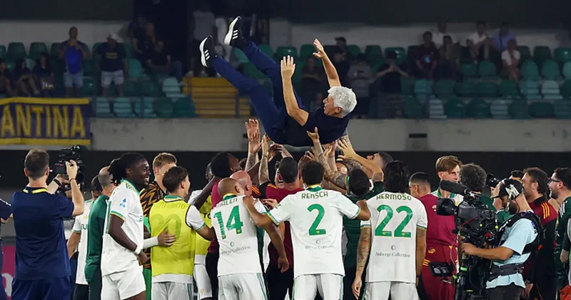 Roma, UEFA Şampiyonlar Ligi biletini aldı!