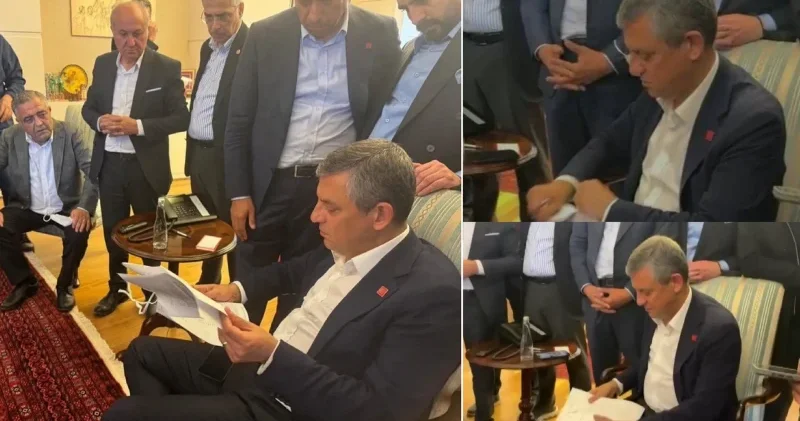 Özgür Özel den CHP Genel Merkezi nde tebligat tiyatrosu: O görüntüler kurgu çıktı Gündem Haberleri