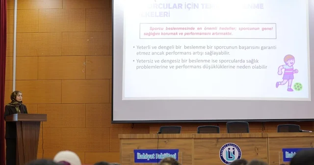 Spor Bilimleri öğrencilerine sağlıklı yaşam eğitimi verildi Bayburt Haberleri