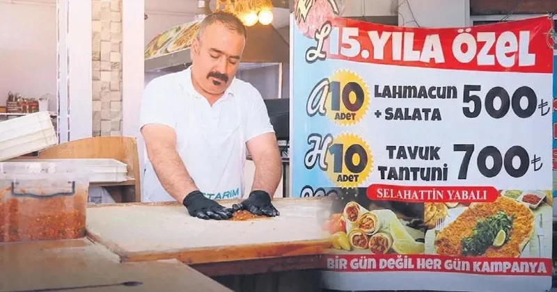 MEVLÜT TEZEL 50 TL’ye lahmacunda yüzde 20 kâr!