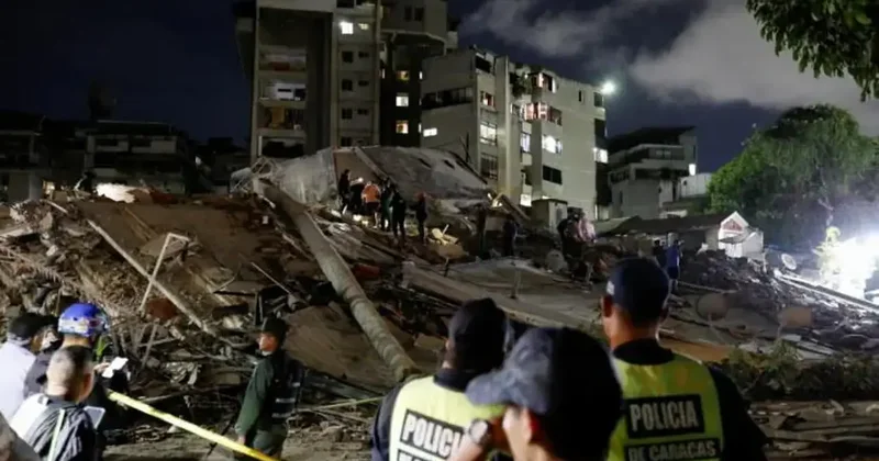 39 saniye arayla gerçekleşen depremlerin ardından Venezuela da ağır yıkım!