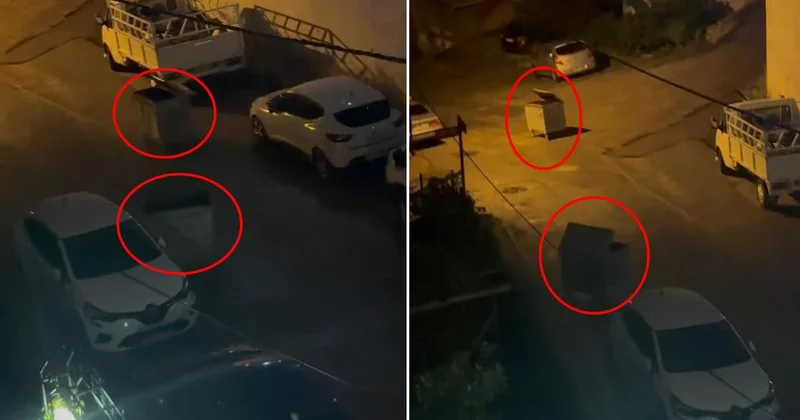 İstanbul da gece yarısı esrarengiz görüntü