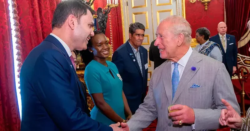 Bakan Kurum, Londra da Kral 3 üncü Charles ın ev sahipliğindeki resepsiyona katıldı