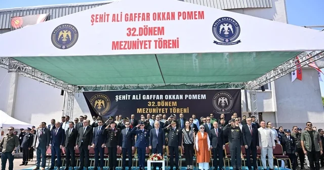 Şehit Ali Gaffar Okkan POMEM de 32. dönem mezuniyet töreni düzenlendi Diyarbakır Haberleri Habertürk Yerel Haberler