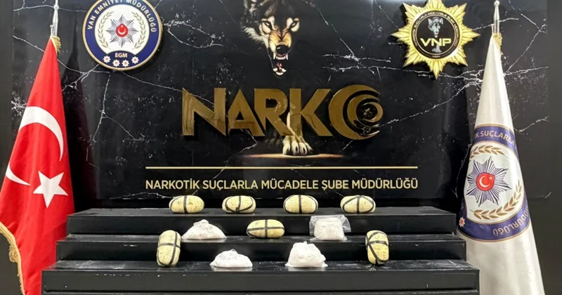Van da uyuşturucu operasyonu; 1 tutuklama Sözcü Gazetesi