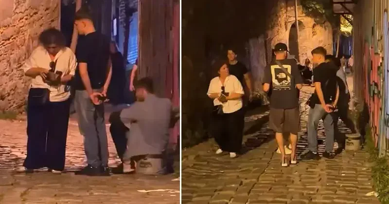 Galata’da fırça düşürme bahanesiyle dolandırmaya çalıştığı kadını Rus turistler kurtardı; şüpheli yakalandı