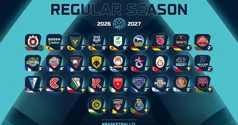 Basketbol Şampiyonlar Ligi nin 11 inci sezonunda Galatasaray ve Trabzonspor yer alacak