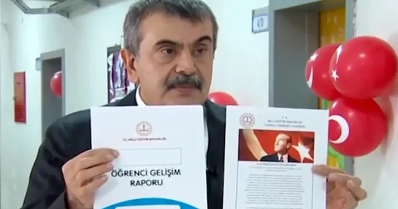 Tepkiler bakana geri adım attırdı: Atatürk ve İstiklal Marşı karnelere eklendi! Sözcü Gazetesi