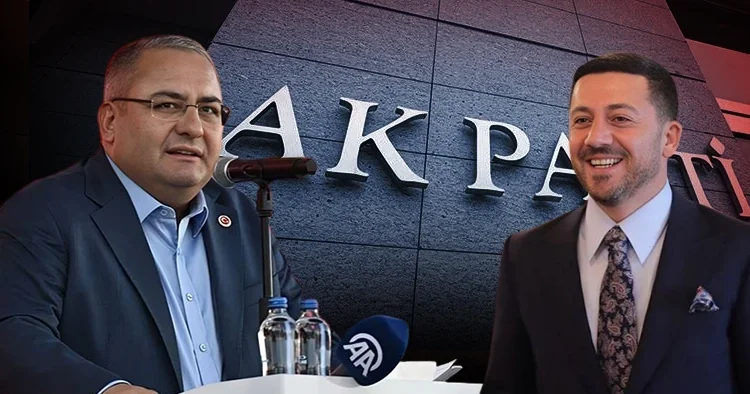 AK Parti ye yeni katılımlar: İki belediye başkanı binaya geldi