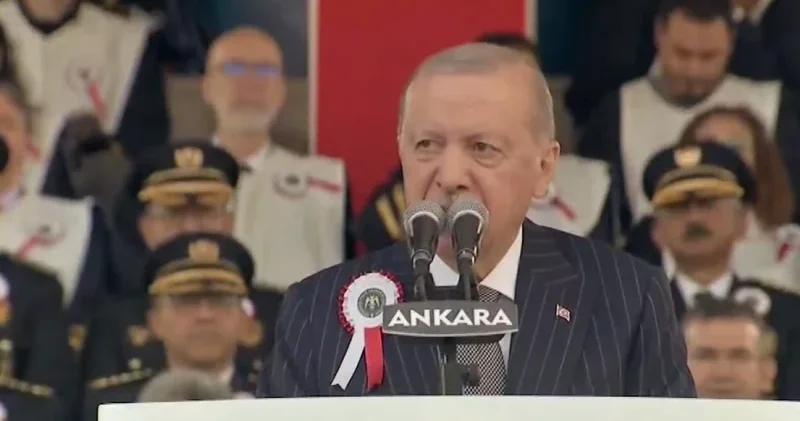 Cumhurbaşkanı Erdoğan Polis Akademisi Mezuniyet Töreni nde konuşuyor Politika Haberleri