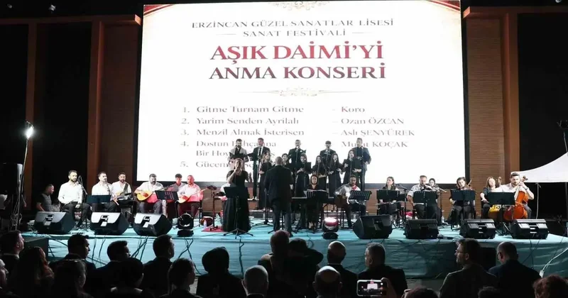 Erzincan’da Sanat Festivali Âşık Daimi eserleriyle başladı