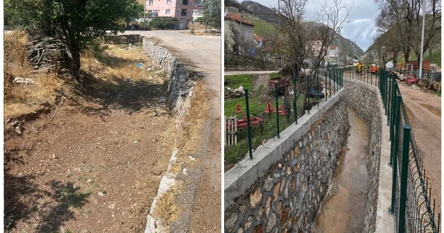 Büyükşehir den Gürsu da dere ıslahı ve kanalizasyon hatları tamamlandı Bursa Haberleri Habertürk Yerel Haberler