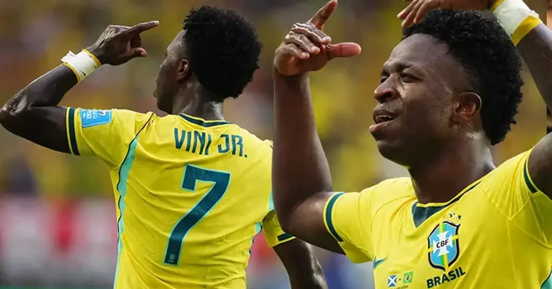 (ÖZET) Vinicius JR duble yaptı, Brezilya rahat kazandı! İskoçya Brezilya maç sonucu: 0 3