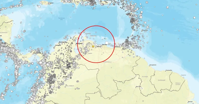 Son dakika Venezüla da 7.1 büyüklüğünde deprem meydana geldi! Tsunami uyarısı verildi