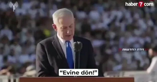 Netanyahu ya mezuniyet töreninde protesto: Eve dön