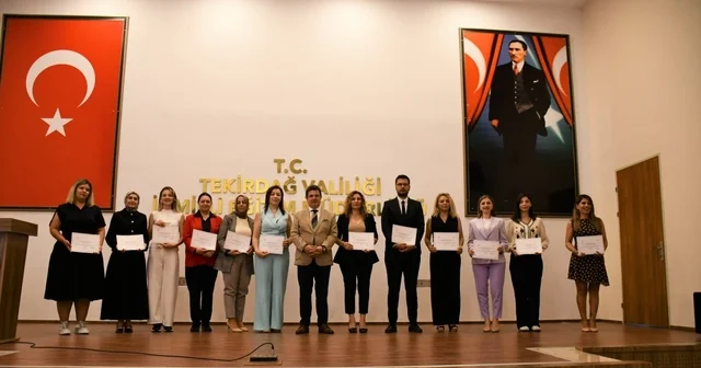 Tekirdağ Milli Eğitim Müdürü Yeniyol dan öğretmen ve personele teşekkür belgesi Tekirdağ Haberleri Habertürk Yerel Haberler
