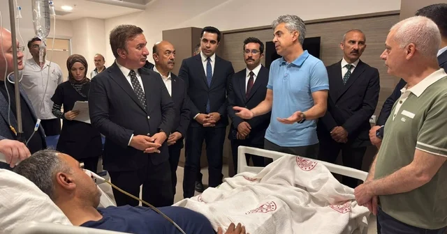 Vali Aydoğdu, Başkan Elçi nin sağlık durumu hakkında bilgi aldı Erzincan Haberleri Habertürk Yerel Haberler