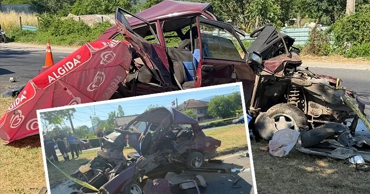 Düzce de feci kaza: 1 ölü AK Partili vekil ve oğlu yaralandı