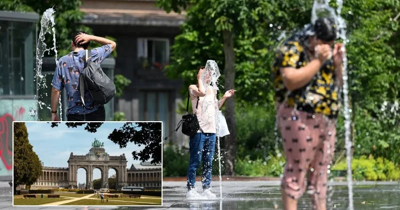 Belçika yanıyor! 40 derece alarmı, kırmızı seviyeye geçildi Avrupa Haberleri