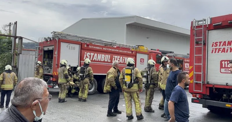 Son dakika: İstanbul da bir fabrikada kimyasal tepkime nedeniyle işçiler tahliye edildi Son dakika haberleri