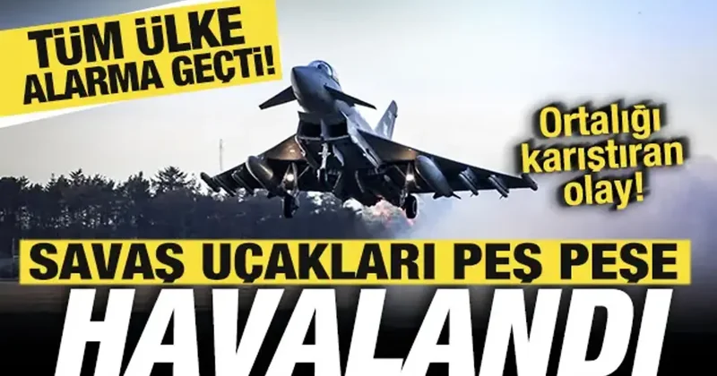 14 yaşındaki çocuk ülkeyi alarma geçirdi! Savaş uçakları peş peşe havalandı