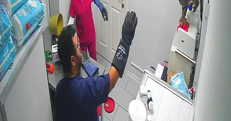 Çılgın kedi Türkiye nin gündemine oturdu! Tutabilene aşk olsun