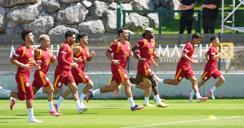 Galatasaray ara vermeden çalışmalarına devam etti Sözcü Gazetesi