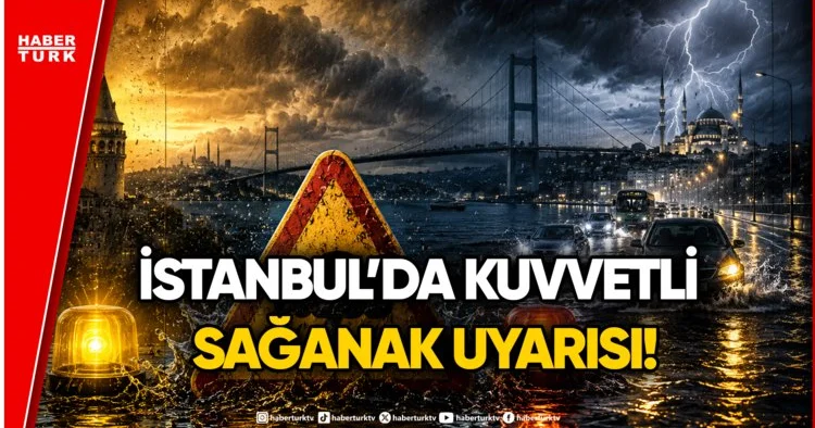 İstanbul Alarmda... Şiddetli Sağanak ve Su Baskınlarına Dikkat!