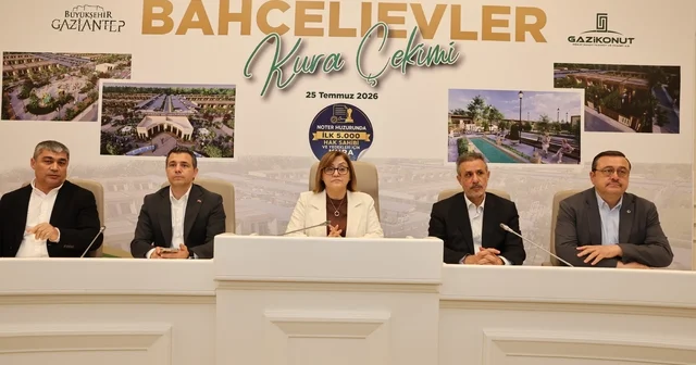 Bahçelievlerin ilk 5 bin hak sahibi belirlendi Gaziantep Haberleri Habertürk Yerel Haberler