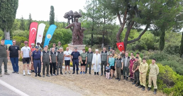 Çanakkale de orman yangınında şehit olan bölge müdürü törenle anıldı Çanakkale Haberleri Habertürk Yerel Haberler