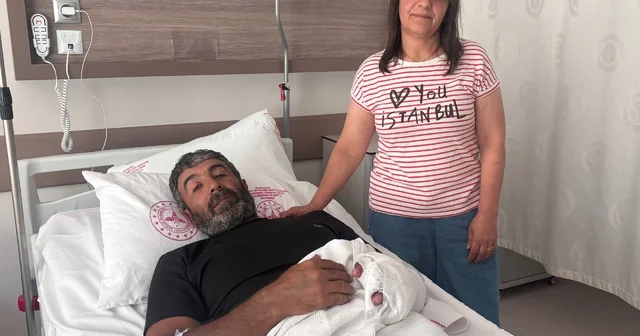 Ayı saldırısından yaralı kurtulan çiftçi yaşadıklarını anlattı: Kürek olmasaydı sonum ne olurdu bilemedim Erzincan Haberleri Habertürk Yerel Haberler