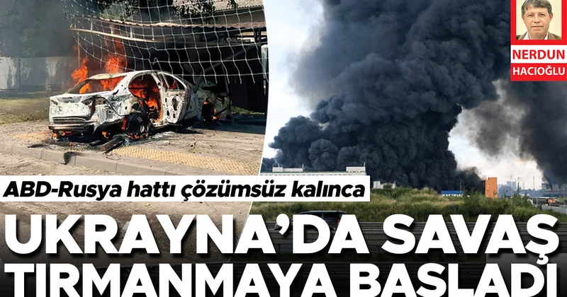 Ukrayna da savaş tırmanmaya başladı
