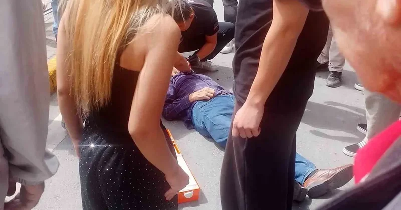 Eskişehir’de yaşı küçük motosikletlinin çarptığı yaya yaralandı