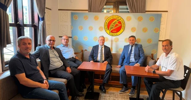 Başkan Taşlı dan Gazeteciler Cemiyeti ne 24 Temmuz ziyareti Düzce Haberleri Habertürk Yerel Haberler