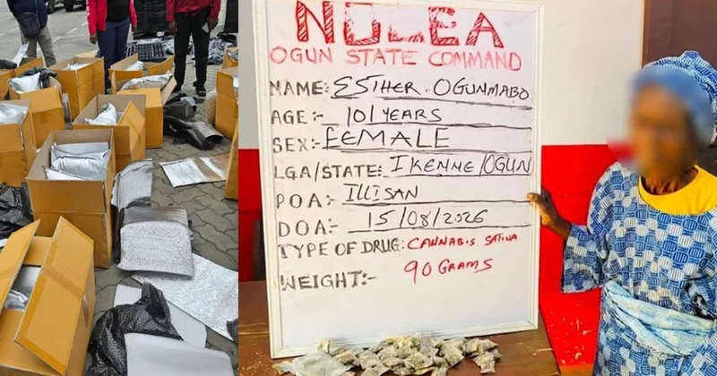 101 yaşındaki büyükanne uyuşturucu ticaretinden gözaltına alındı