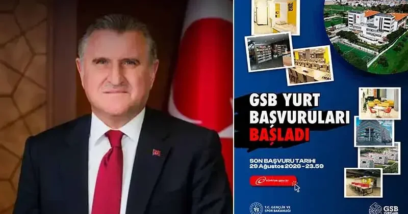 Gençlik ve Spor Bakanlığı yurt başvuruları başladı