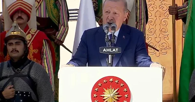 Cumhurbaşkanı Erdoğan dan Ahlat taki programa damga vuran İsrail sözleri