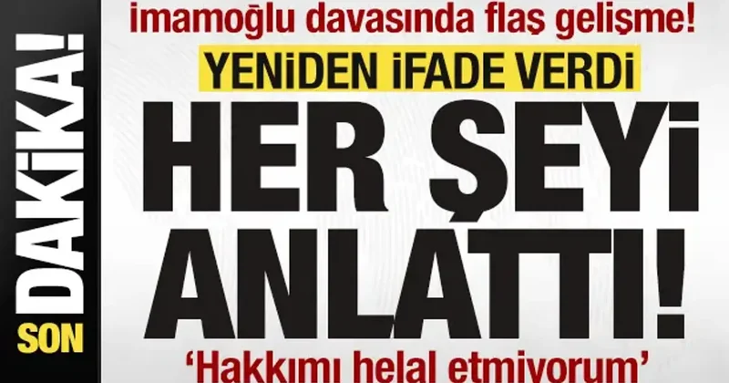 İmamoğlu davasında çarpıcı ifade! Muzaffer Beyaz her şeyi anlattı: Hakkımı helal etmiyorum