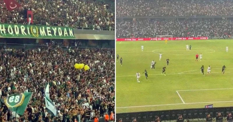 Kocaelispor Amedspor maçında tribünler geceye damga vurdu