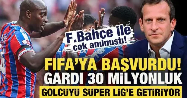 F.Bahçe ile çok anılmıştı! FIFA ya başvurdu: Gardi den G.Saray a 30 milyon euroluk golcü