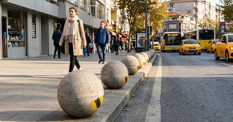 Sokakta her gün yanından geçtiğimiz beton kürelerin gerçek amacı ortaya çıktı Sözcü Gazetesi