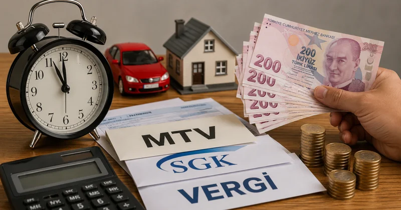 MTV, SGK ve vergi borcu olanlar dikkat: 7 gün içinde başvurmayan haklarını kaybedecek Sözcü Gazetesi